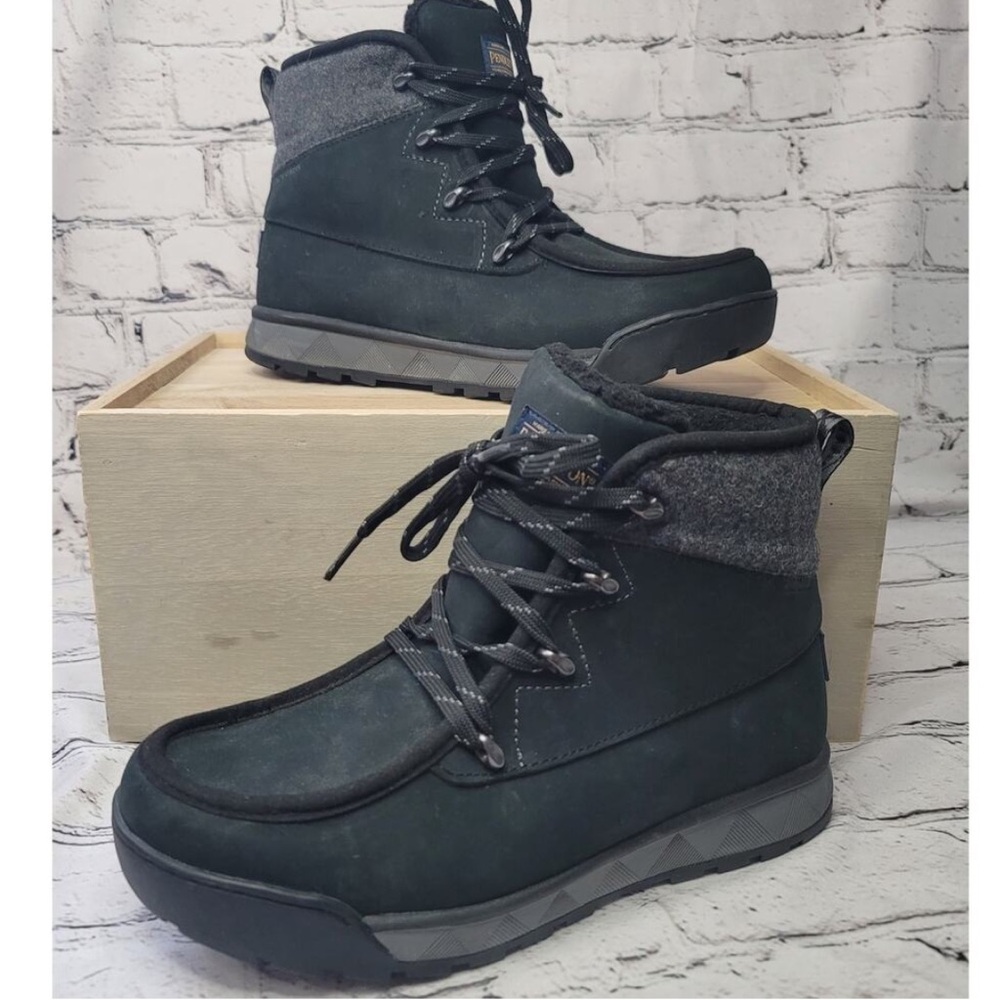 Pendleton Waterproof Chukka Hiking Boots Torngat Trail Black/ Gray SIZE 9